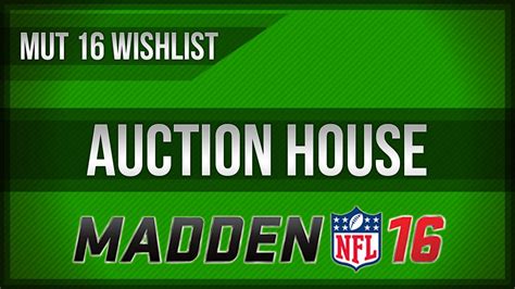 On Friday, June 25, EA released several Gridiron Notes about the upcoming Madden 22 game. . Mut auction house
